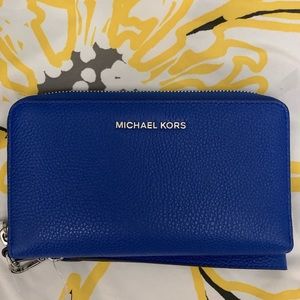 NEW Michael Kors Electric Blue Wallet